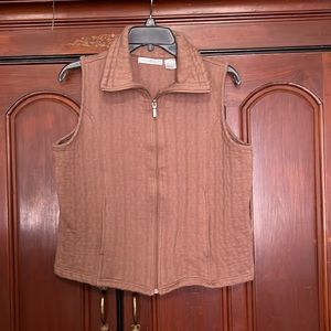 Hasting & Smith Quilted Full Zipper Vest Size SP